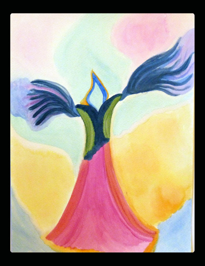 Sacred Art - Angel Fairy #5 - Original Painting
