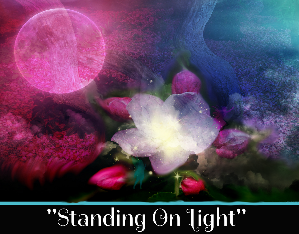 "STANDING ON LIGHT" - SACRED SHADOW ESSENCE OF LIGHT 008
