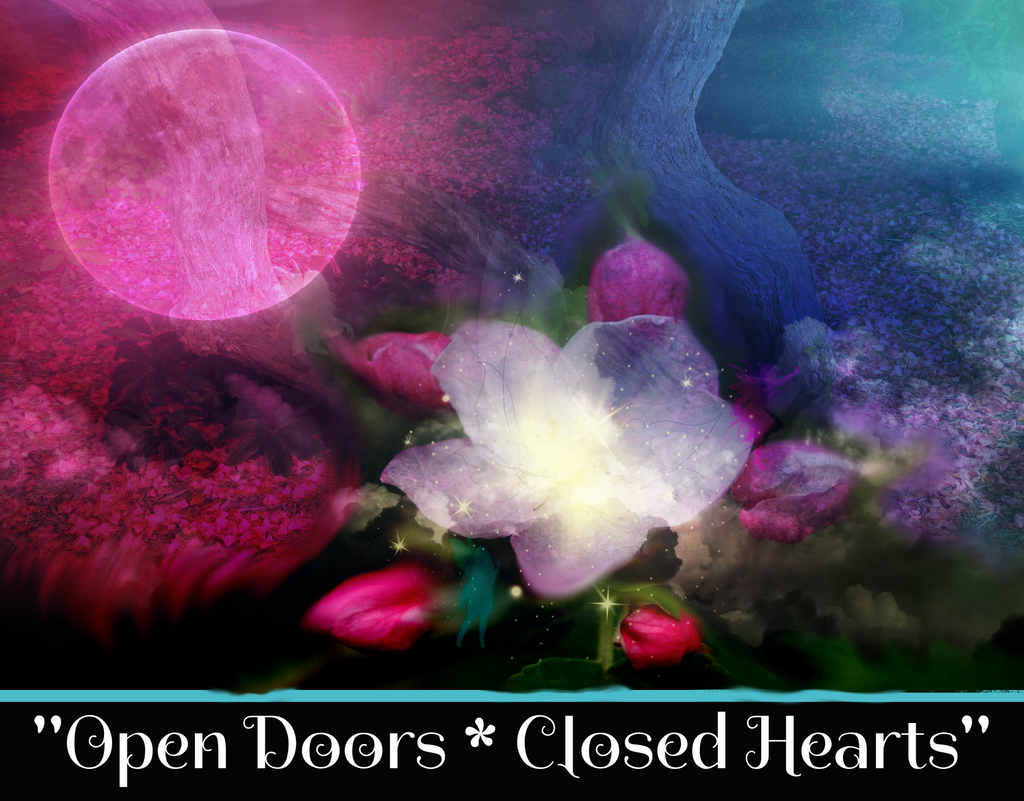 "OPEN DOORS * CLOSED HEARTS" - SACRED SHADOW ESSENCE OF LIGHT 013